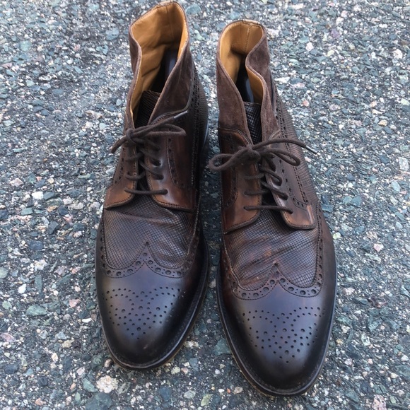 Magnanni Wingtip Leather Boots - Men\'s Size 11 main image 5